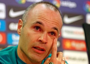 Iniesta se despide del Barça