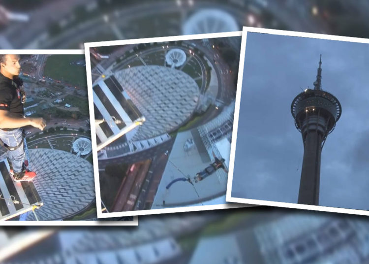 Ricardo Arjona saltó desde más de 200 metros de altura