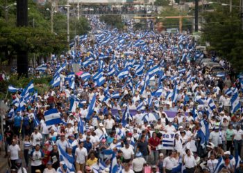Nicaragua marcha al grito de “¡Que se vaya Ortega!”