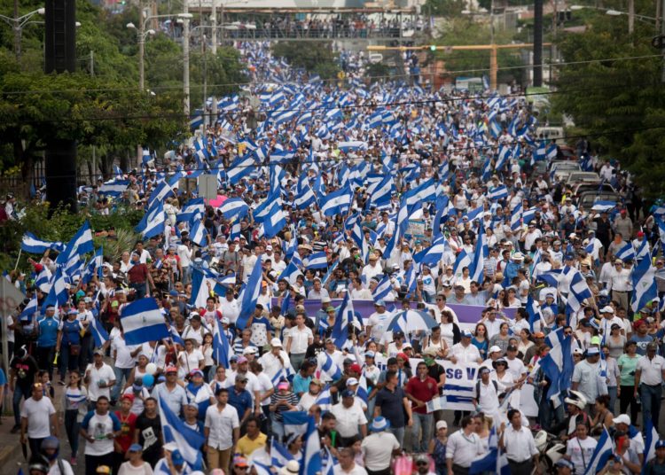 Nicaragua marcha al grito de “¡Que se vaya Ortega!”
