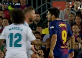 Luis Suárez y Sergio Ramos al borde de las trompadas