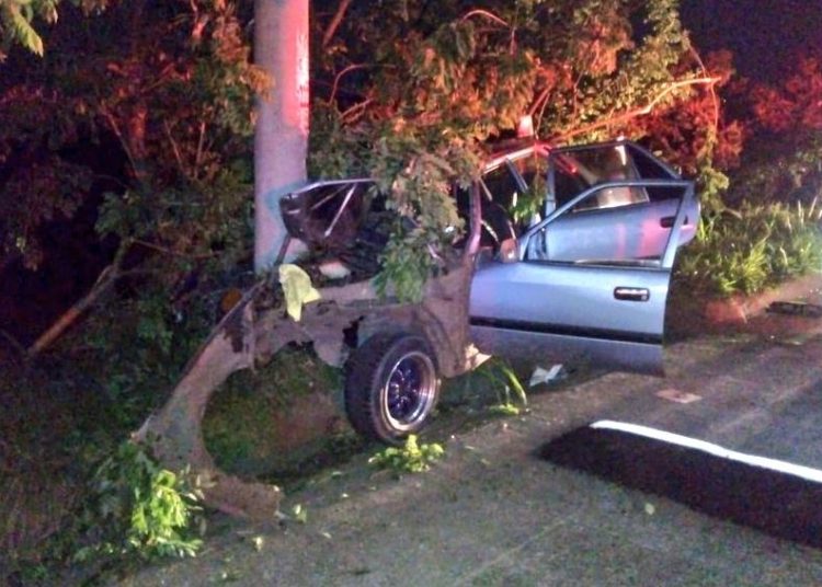 Un fallecido y dos lesionados tras fuerte accidente en el bulevar Constitución