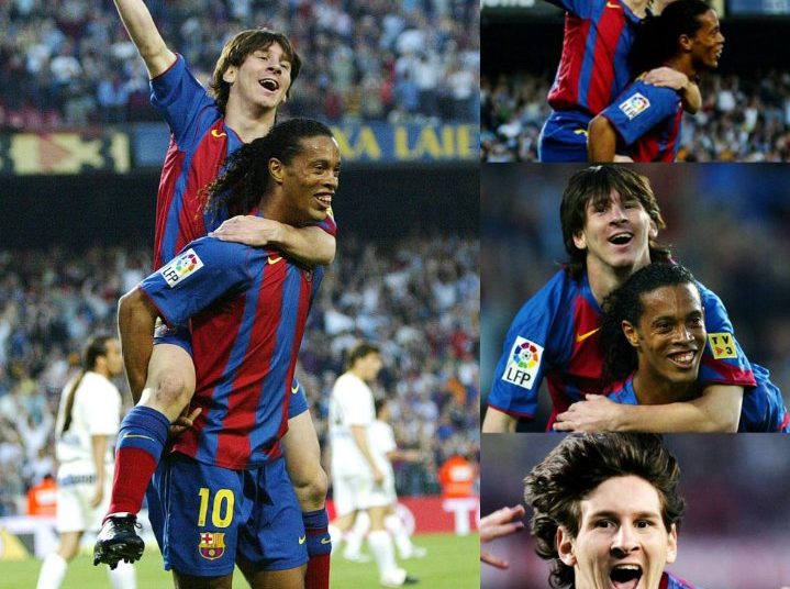 El 1 de mayo del 2005 Messi marcó su primer gol con el FC Barcelona