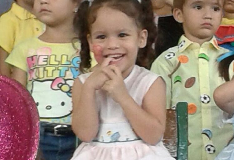 “Camínale” se denomina la campaña a favor de la niña Alessandra Rosales, para apaciguar su dolor