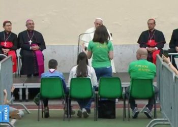 Papa Francisco y Cardenal Rosa Chávez inauguran en Roma casa para discapacitados