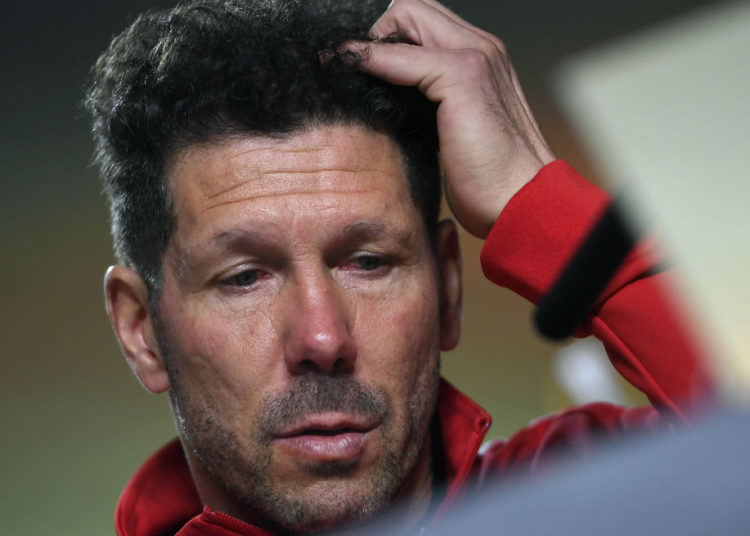 Imponen cuatro partidos de sanción al “Cholo” Simeone para dirigir en la UEFA