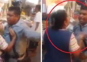 Católica y evangélico discuten en la vía pública y casi se van a los golpes