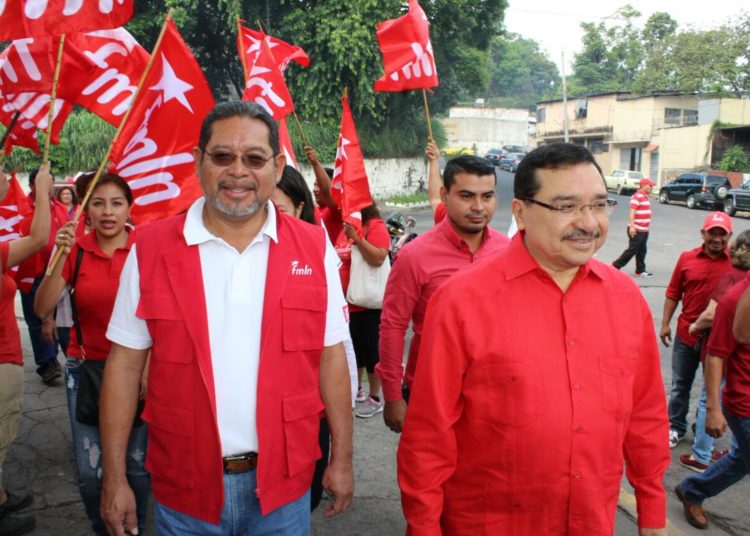 Elecciones del FMLN en imágenes