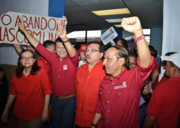 (Video) Presidenciables del FMLN cierran campaña interna en la UES