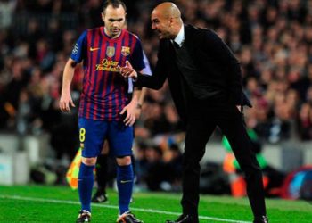 Aseguran que Guardiola quiere a Iniesta en el City como jugador-entrenador