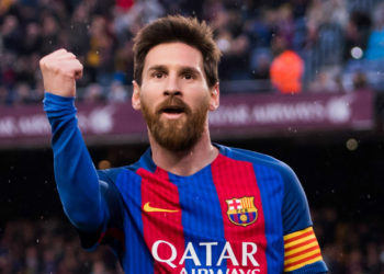 Lionel Messi se baño de oro