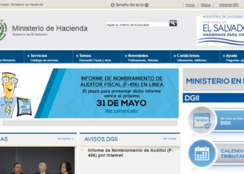 Ministerio de Hacienda informa sobre suspensión temporal del servicio en línea