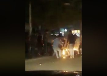 (Video) Funcionario palestino se prende fuego por no recibir salario
