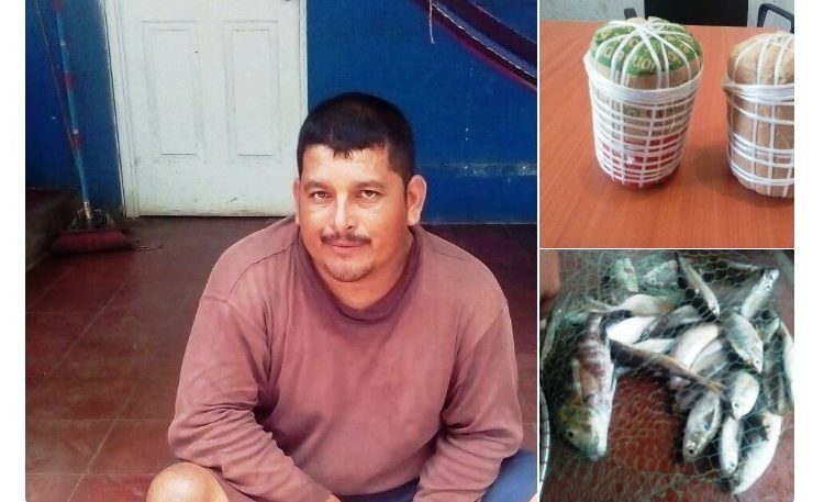 Capturan a hombre que pescaba con bombas de clorato en bahía de Jiquilisco