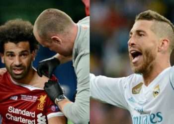 Sergio Ramos es demandado por 1,000 millones de euros por lesionar a Salah