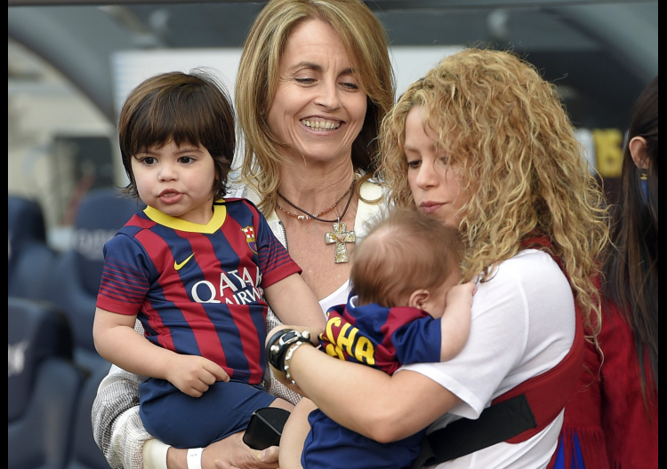 Shakira y sus hijos apoyaron a Colombia antes de enfrentar a Polonia