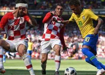 El golazo impresionante que le clavó Neymar a Croacia