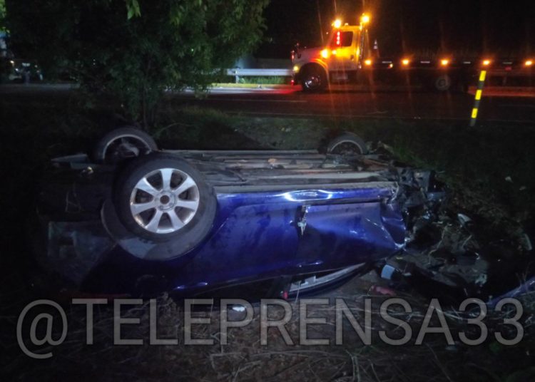 Cinco lesionados deja accidente de tránsito en la carretera a Comalapa