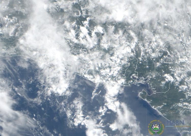 MARN reporta lluvias para este miércoles debido al ingreso de una onda tropical