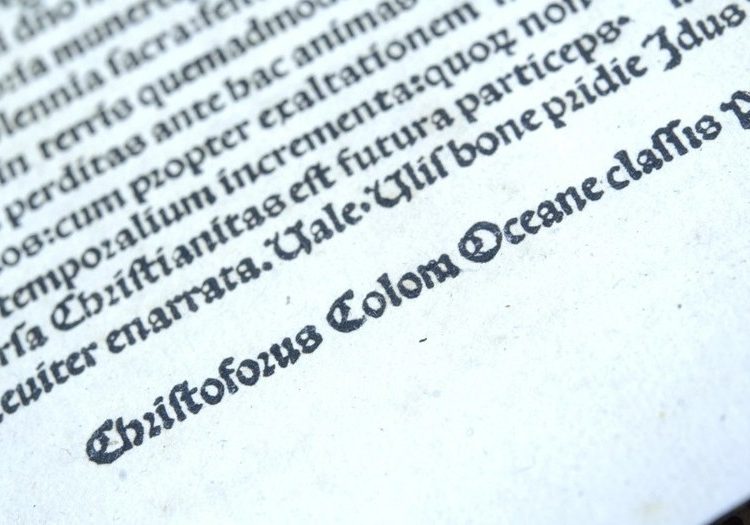 EE.UU. recuperó una valiosa carta de Colón y la devolvió a España