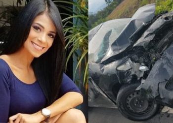 Presentadora de televisión sufre accidente de tránsito en San Miguel