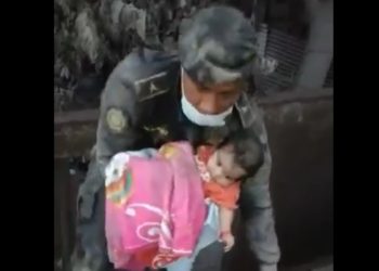 (Video) Bebé sobrevive a erupción del volcán de Fuego