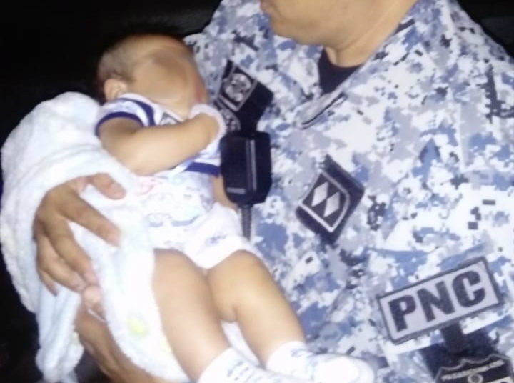 PNC recupera a bebé que había sido raptado en Apopa