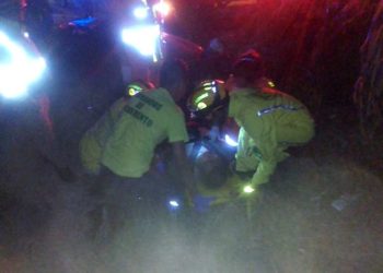 Un muerto y un lesionado deja accidente de tránsito en la carretera de Oro