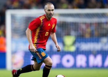 Andrés Iniesta se despidió de la selección de España