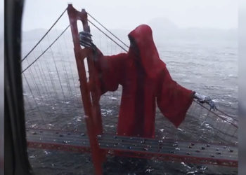 La espeluznante figura que ‘vigila’ el Golden Gate de San Francisco