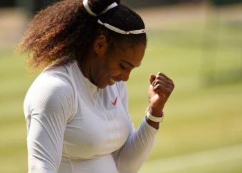 A diez meses de ser madre, Serena Williams se metió en la final de Wimbledon