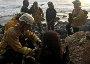 Hallan con vida, siete días después, a una joven que cayó por un acantilado con su auto