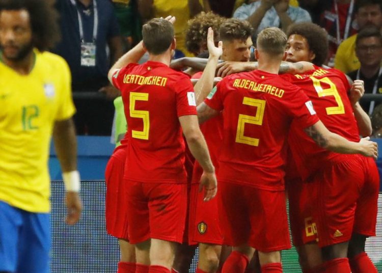 Belgas eliminan a Brasil del mundial de Rusia