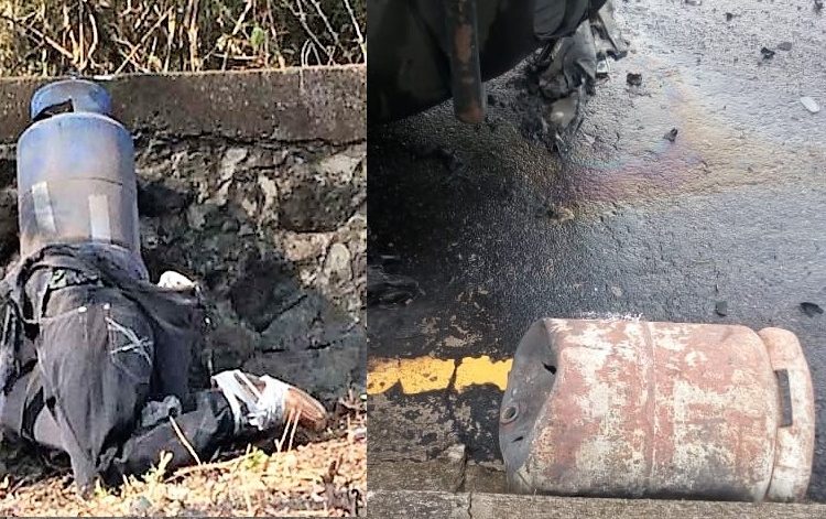 Pandilleros usan cilindros de gas propano para atentar contra elementos de la PNC