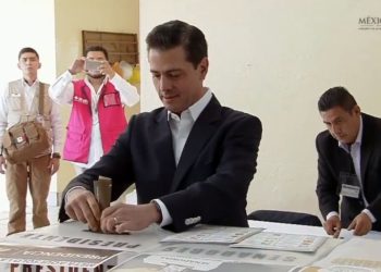 Peña Nieto afirma que respetará los resultados electorales de este domingo