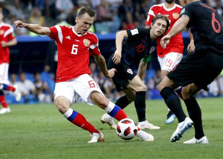 Croacia pasa a la semifinal de Rusia 2018