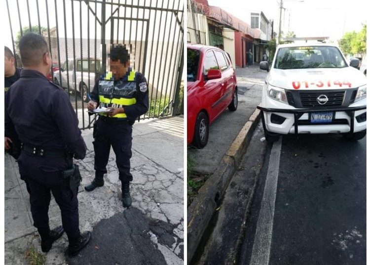 Nadie se salva: Policía de Tránsito infracciona a motorista de patrulla policial