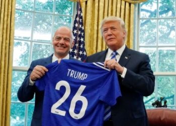 Donald Trump recibió a Gianni Infantino en la Casa Blanca para hablar del Mundial 2026