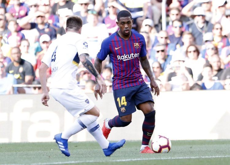 ¡Su primer gol con los culés! Malcom puso el 1-0 en el Barcelona vs Boca Juniors