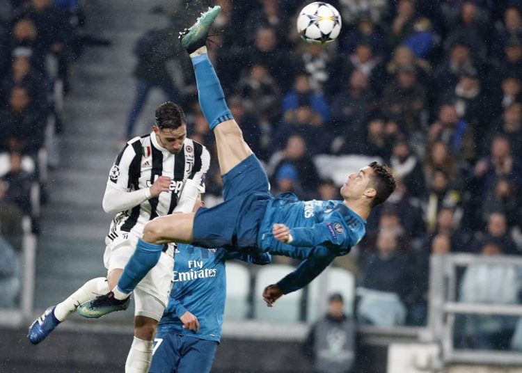 La chilena de Cristiano Ronaldo, elegida como mejor gol de la temporada por la UEFA