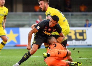 Un arquero fracturado, el saldo que dejó el debut de Cristiano Ronaldo en la Juventus