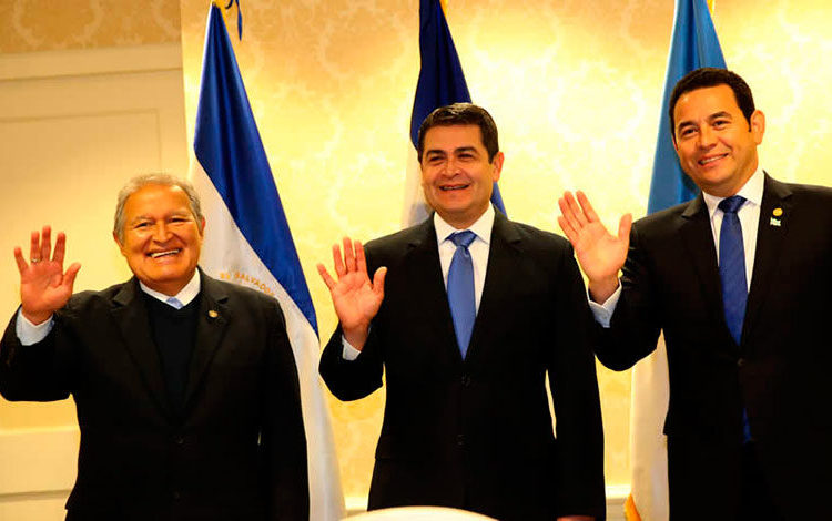 Presidentes del Triángulo Norte afinan detalles para integración aduanera