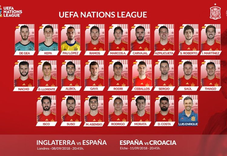 Luis Enrique presenta la lista de convocados para los partidos contra Inglaterra y Croacia