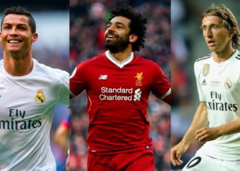 Cristiano, Modric y Salah, candidatos a Mejor Jugador del Año de la UEFA