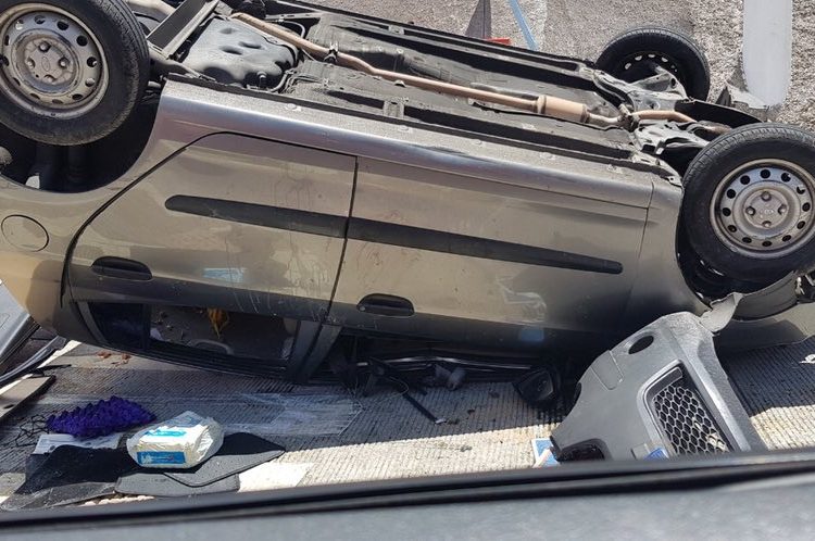 El primer accidente de tránsito en «El Paso del Jaguar»