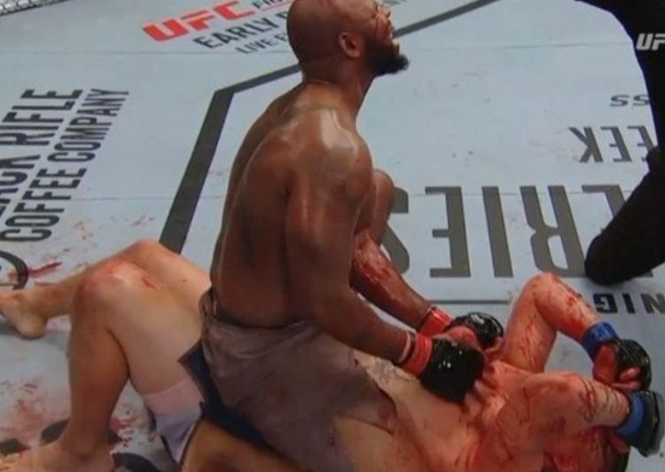 (Video) El KO más sangriento del año en la UFC: El ring quedó teñido de rojo