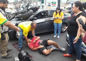 Motociclista se salva de morir en la colonia Escalón