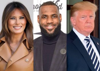 Melania apoya a la estrella de la NBA LeBron James después de que Trump lo insultara