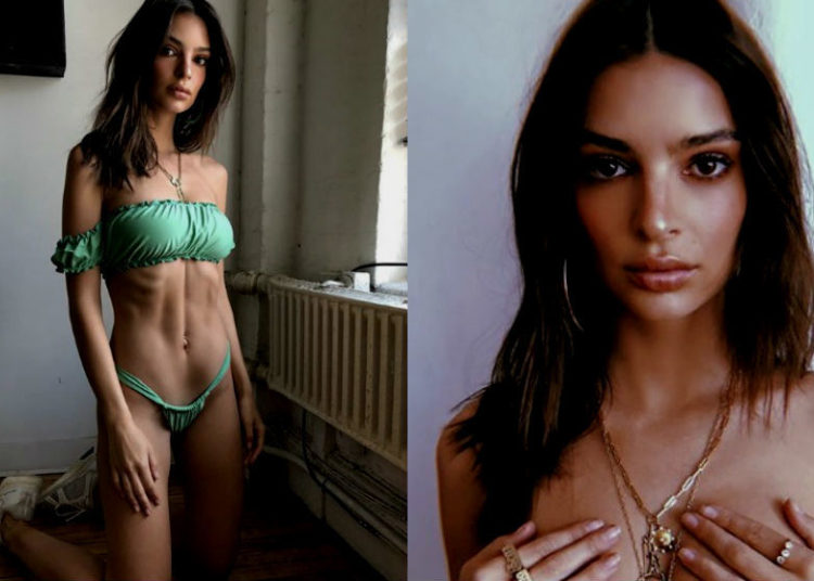 El desnudo más sexy de Emily Ratajkowski en la bañera