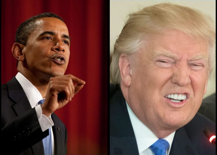 La irónica respuesta del presidente Trump a las críticas de Barack Obama